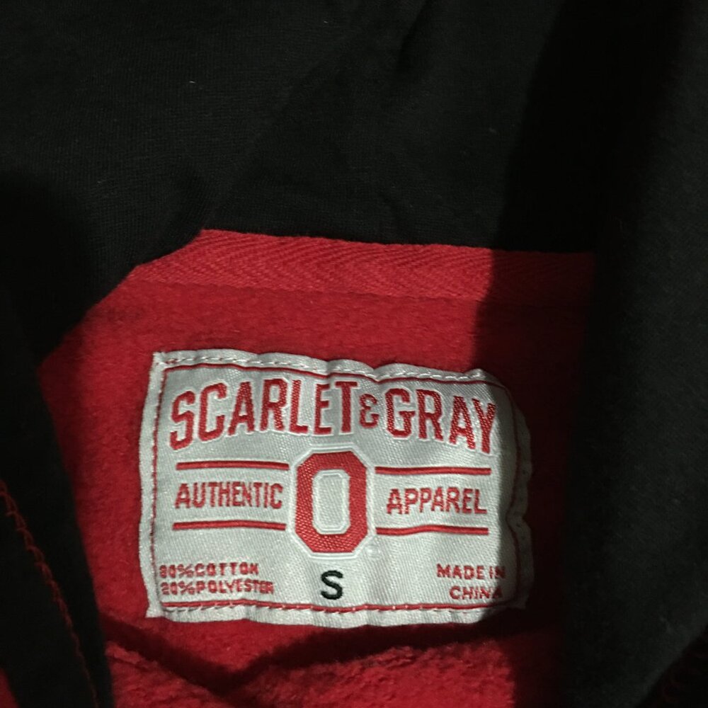 Ohio State Buckeyes Hoodie Sweatshirt Size Small Red Mens - Picture 3 of 7
